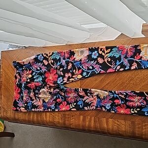 Leggings bright floral print